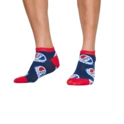 CrazyUniverse Pepsi Logo And Lid Low Cut Socks (3 Pack) -Crazy Boxer CSPEP0101X3L1 6