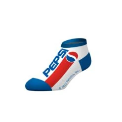 Socks By CRAZYBOXER Pepsi Lid And Logo Low Cut Socks (3 Pack) -Crazy Boxer CSPEP0101X3L2 4