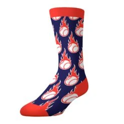 CrazyUniverse Baseball Long Crew Socks (3 Pack) -Crazy Boxer CSSPO0101X3A1 3