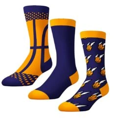 Socks By CRAZYBOXER Basketball Long Crew Socks (3 Pack)