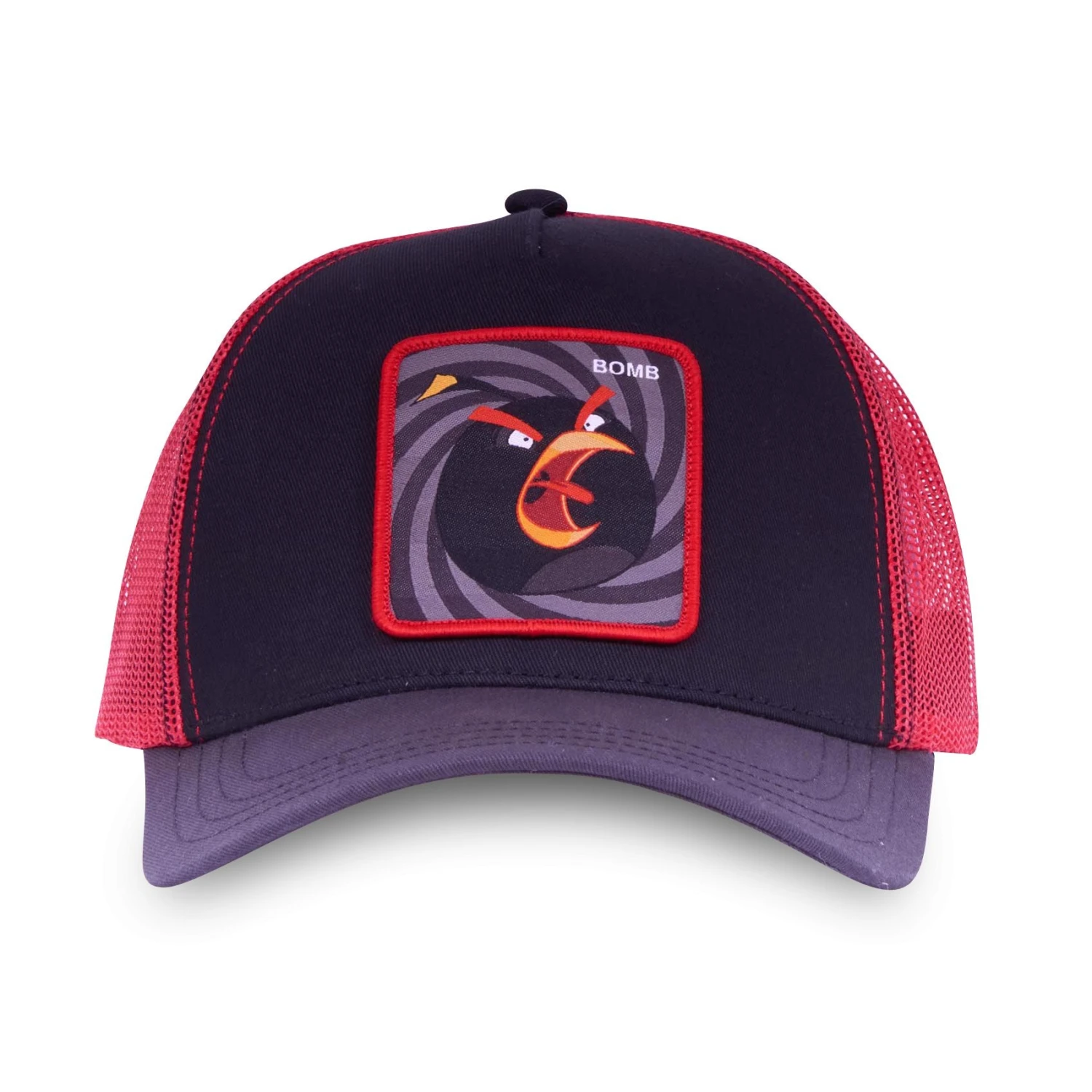 CRAZYUNIVERSE Angry Birds Bomb Snapback Trucker Hat 2 CRAZYUNIVERSE Angry Birds Bomb Snapback Trucker Hat - Image 2