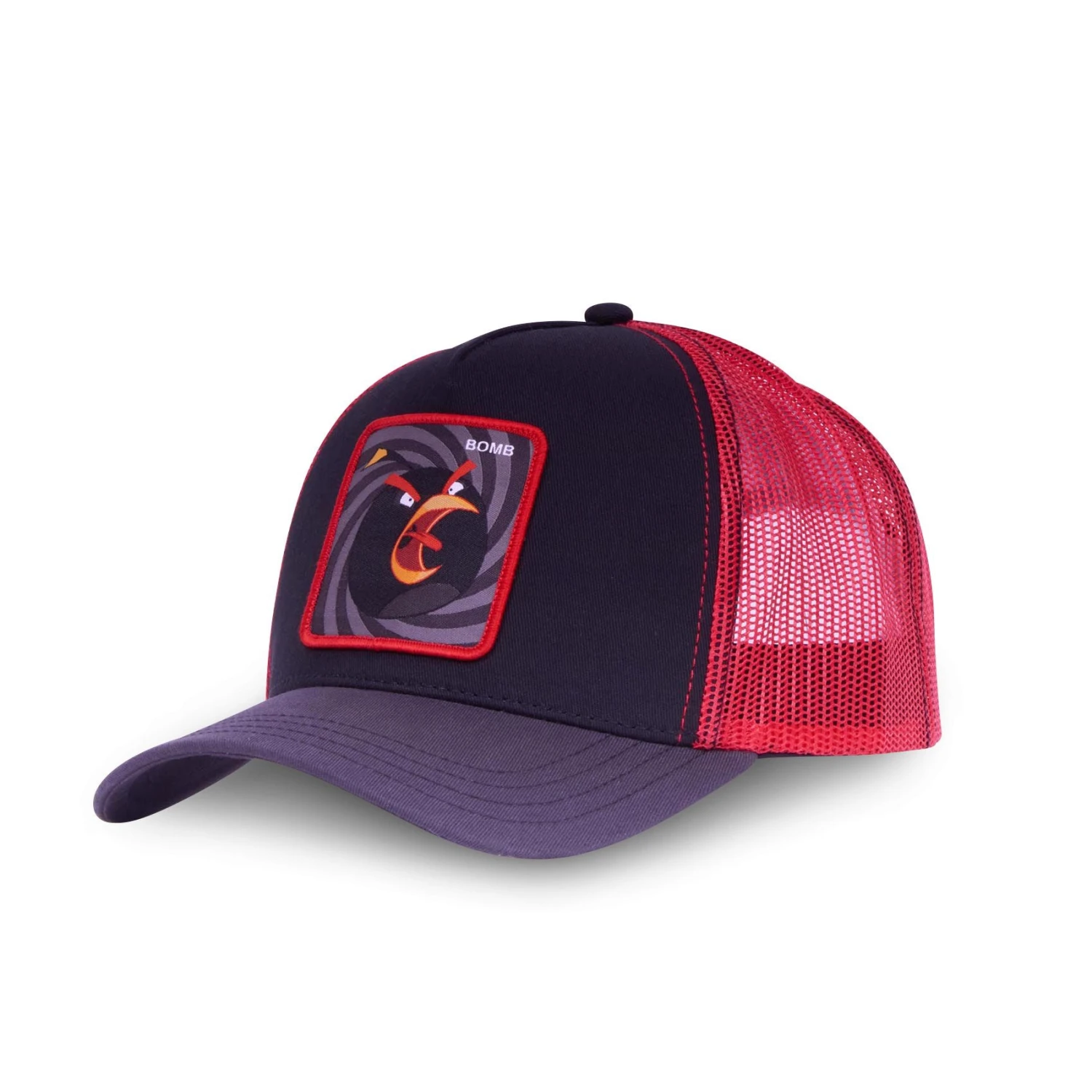 CRAZYUNIVERSE Angry Birds Bomb Snapback Trucker Hat 1 CRAZYUNIVERSE Angry Birds Bomb Snapback Trucker Hat