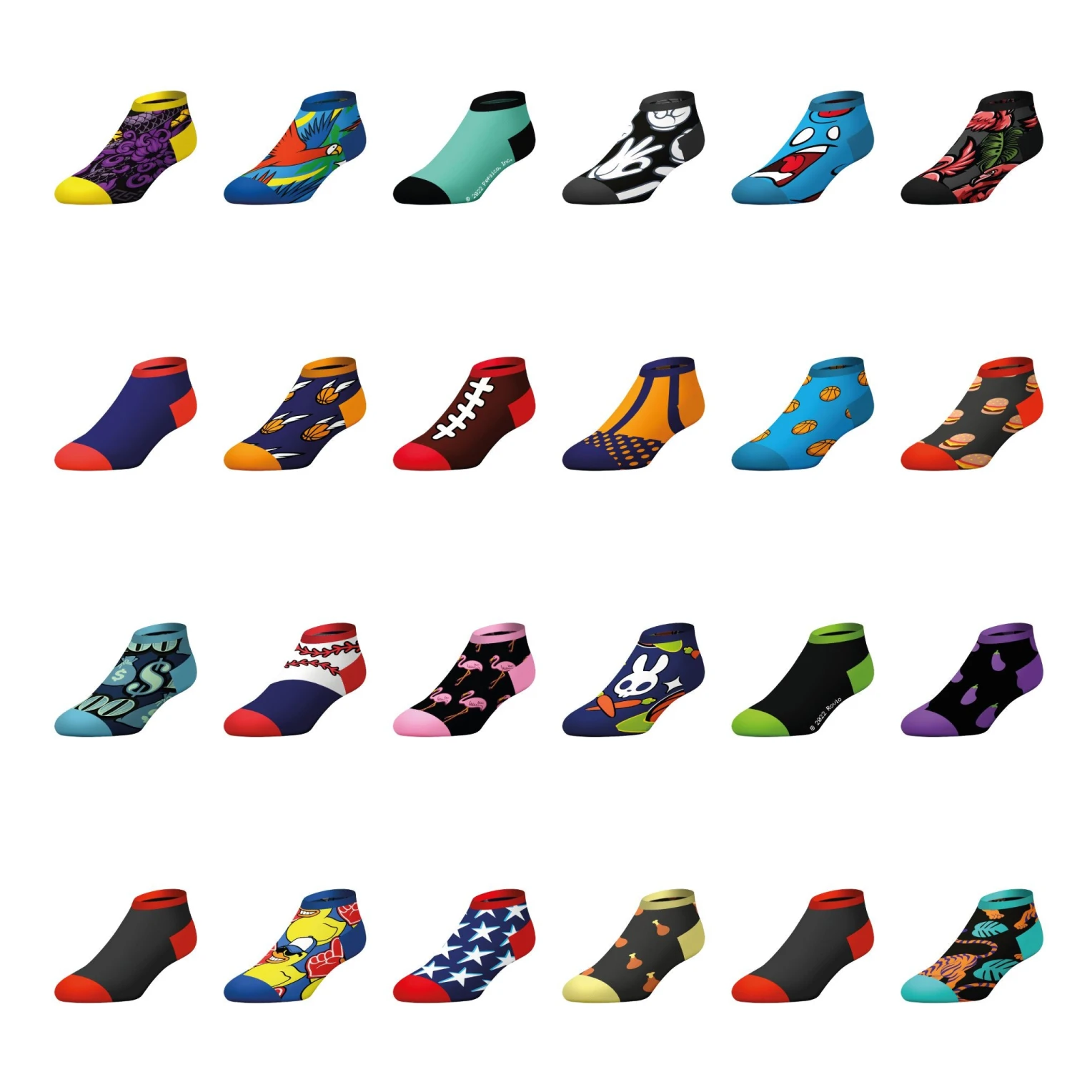 CRAZYUNIVERSE Low Cut Socks Mystery Pack X 9 1 CRAZYUNIVERSE Low Cut Socks Mystery Pack X 9